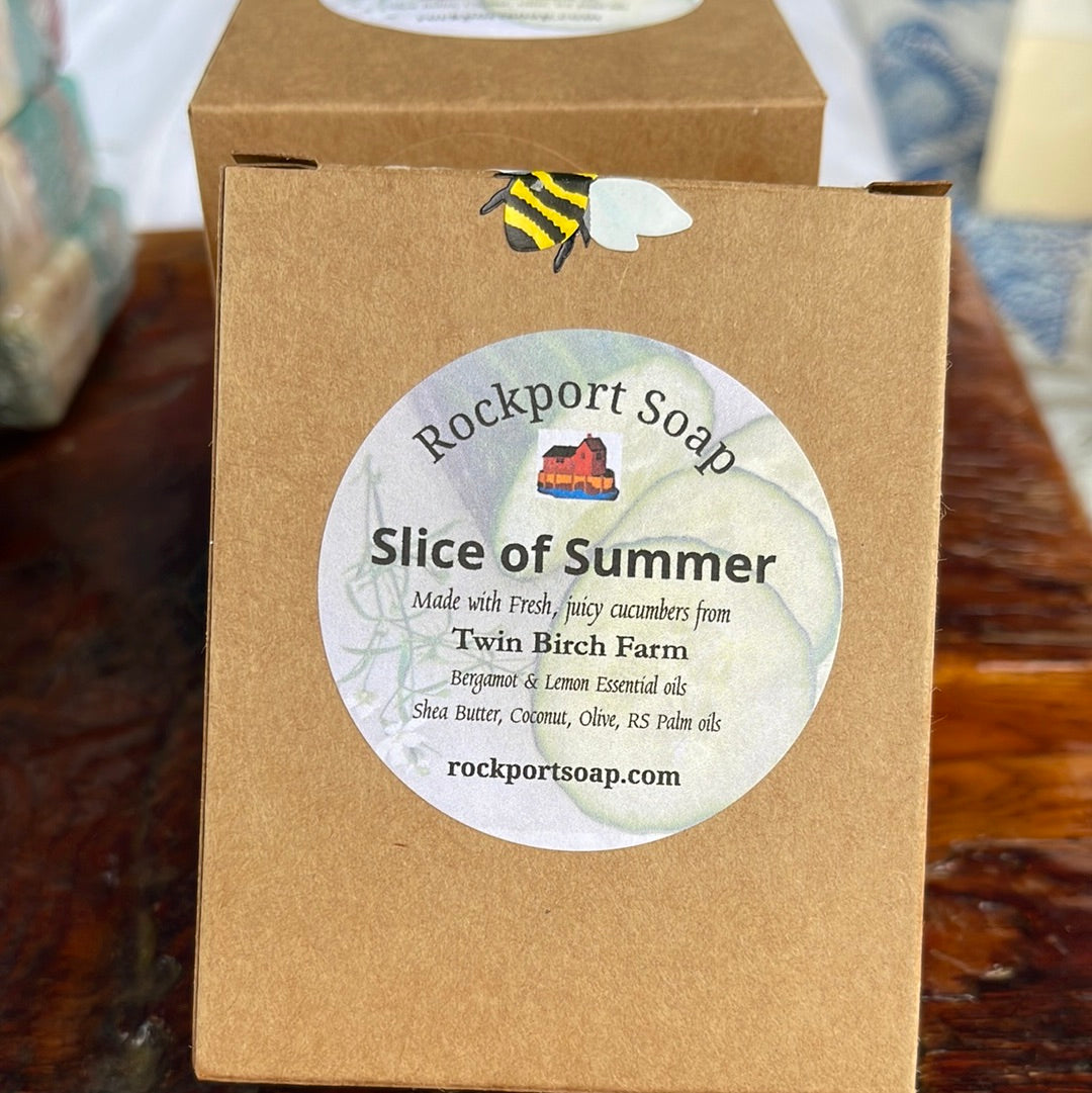 Slice of Summer - made with garden fresh cucumber