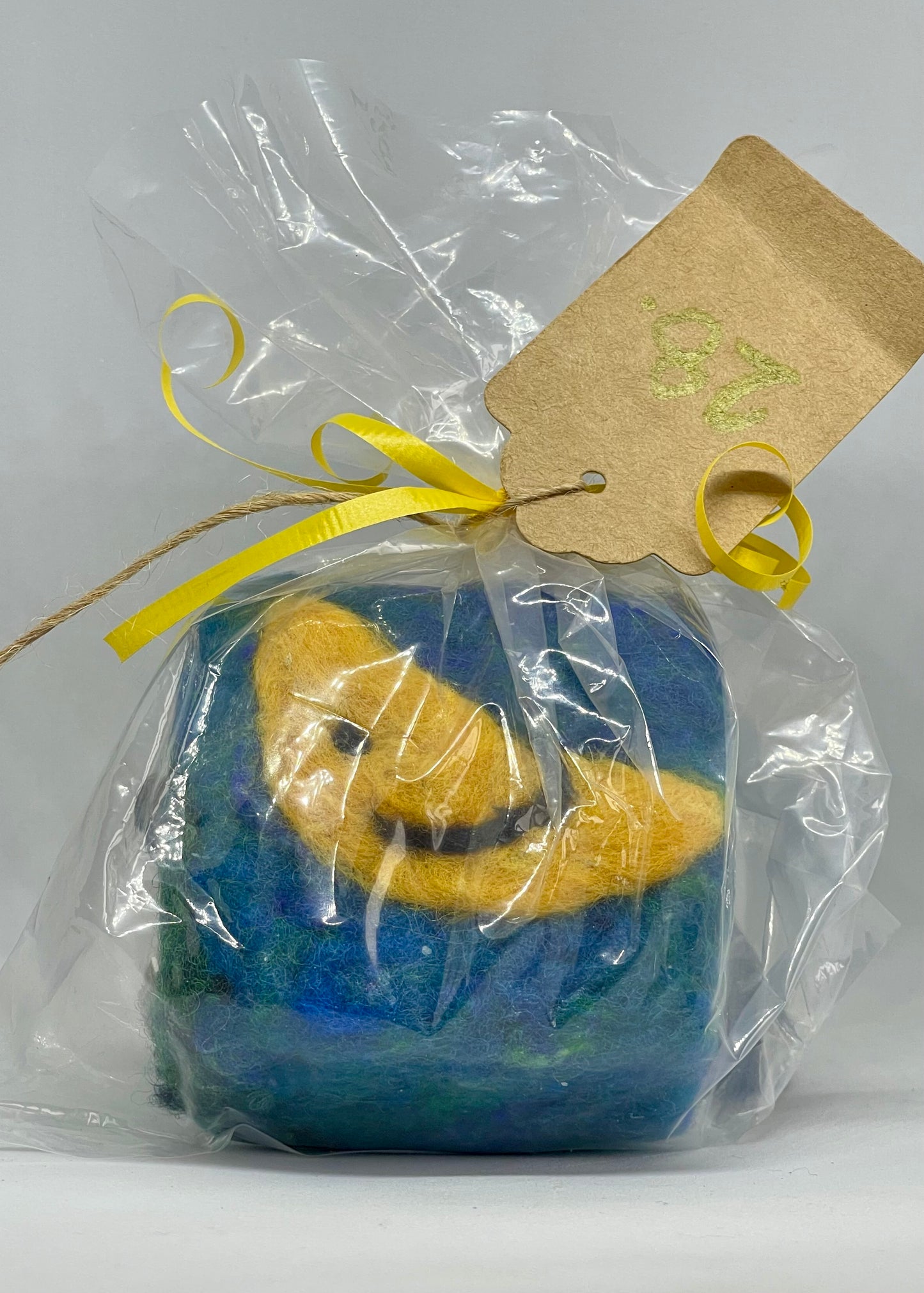 Felted Soap - Happy Moon
