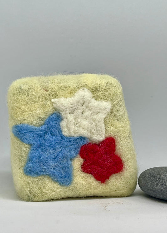 Felted Soap - Bright Stars