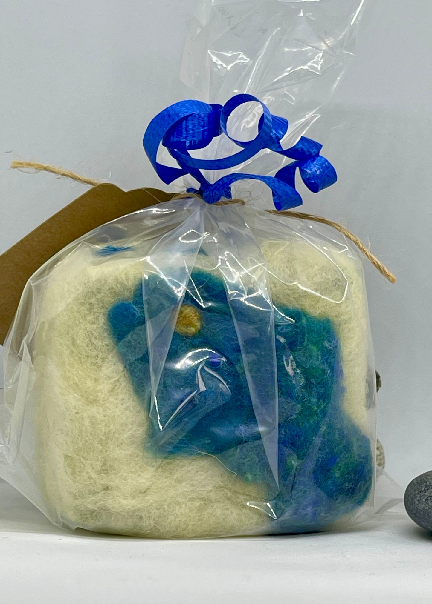 Felted Soap - Blue Fish