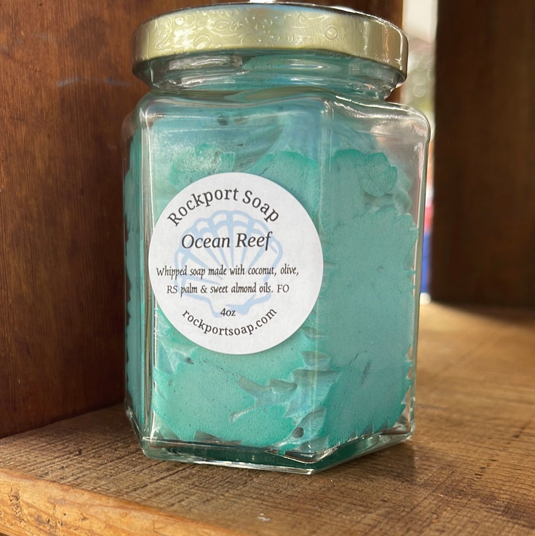 Green Ocean Reef Whipped Soap